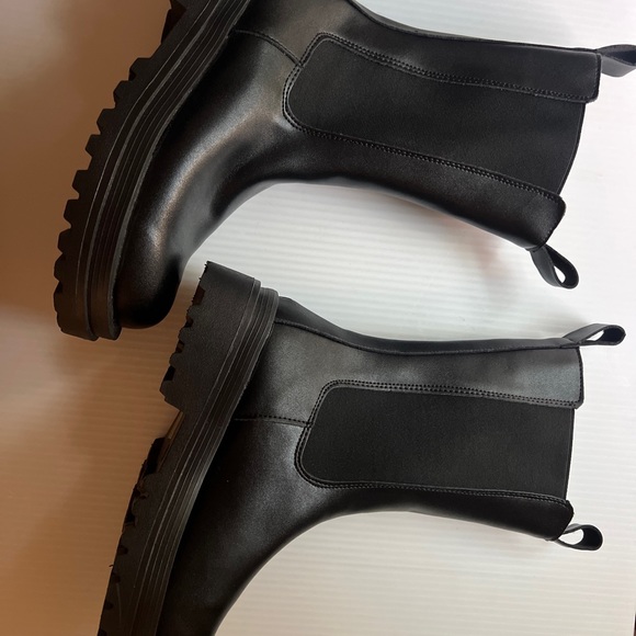 Women Boots Mid Calf Ankle Bootie Chelsea Womens Slip On Fashion Shoes size 40 - Picture 2 of 8